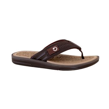 Chinelo-de-Dedo-Marrom-Bege-Bronze-Lyon-II-|-Cartago-Tamanho--40---Cor--MARROM-0